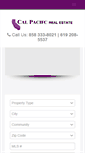 Mobile Screenshot of calpacificrealestate.com